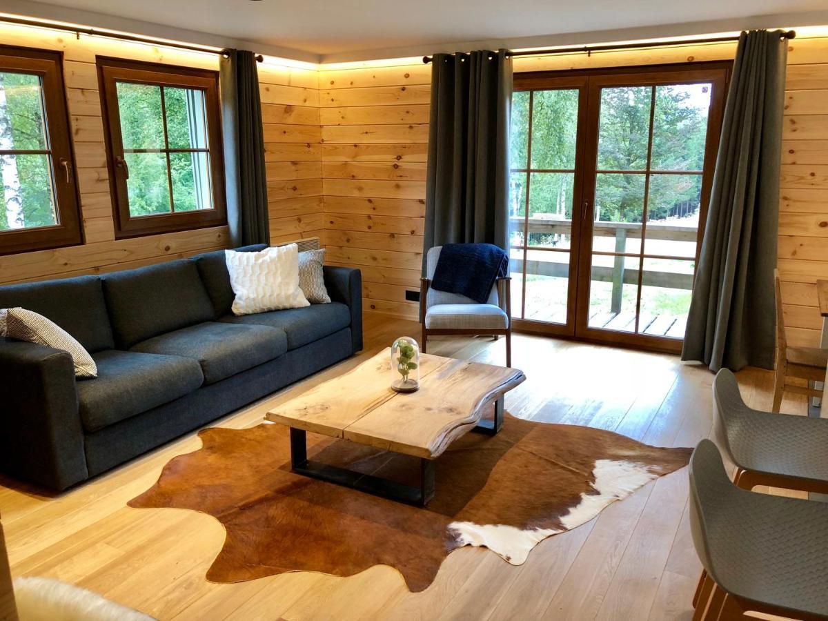 Chalet De Charme, Le "Caribou Lodge", Eifel Belge Bullange Bagian luar foto