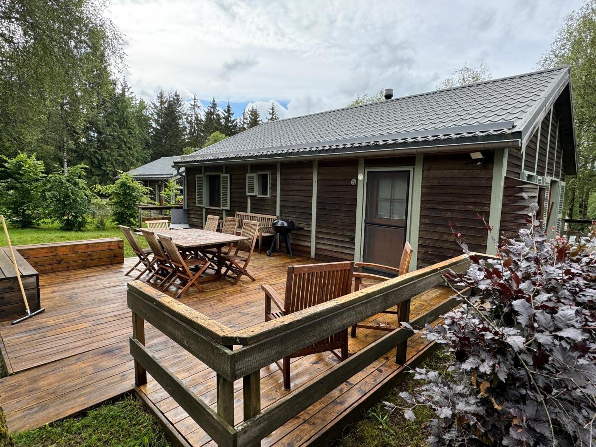 Chalet De Charme, Le "Caribou Lodge", Eifel Belge Bullange Bagian luar foto
